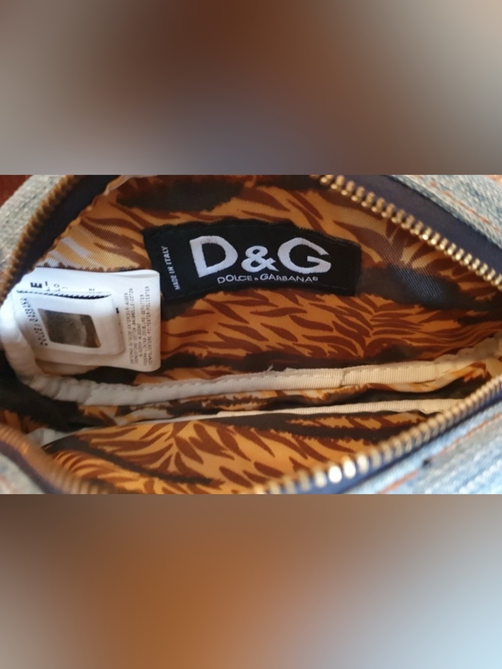 Dolce & Gabbana NWT Denim Gem Stone Handbag with Dust bag - Picture 7 of 11